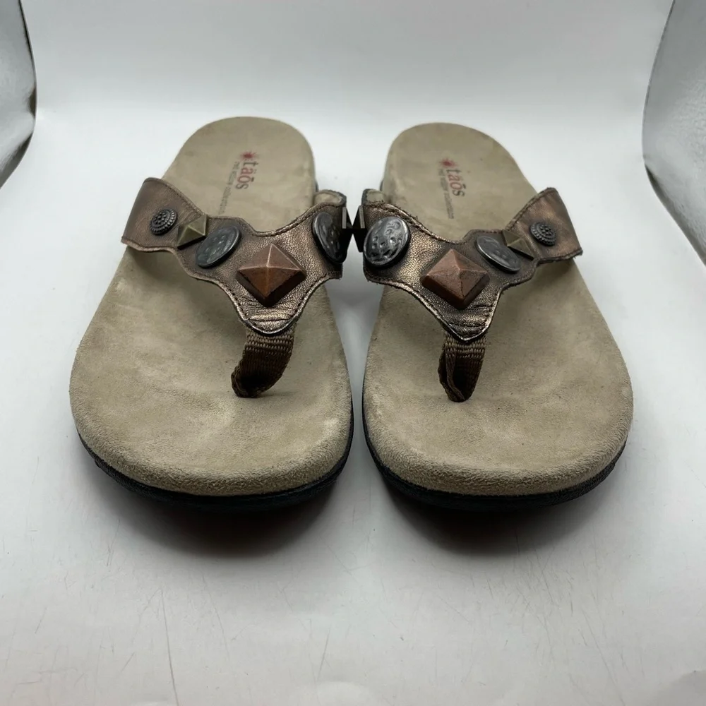 Taos Wanda Women's Brown leather Sandals size 6